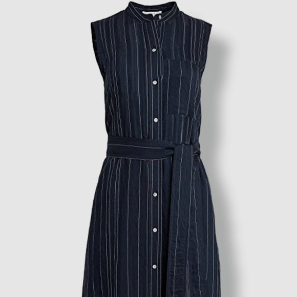 Vince Dresses & Skirts - Vince XS Navy shirtdress maxi -
